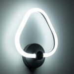 GLOBOSTAR® REGINA 61341 Μοντέρνο Φωτιστικό Τοίχου - Απλίκα LED 8W 960lm 360° AC 220-240V IP20 Ρυθμιζόμενο Λευκό CCT με On/Off 2700K/4500K/6000K - Lumileds SMD Chip - Μαύρο Ματ - Μ25 x Π7 x Υ28.5cm - 3 Χρόνια Εγγύηση - Image 9