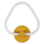 GLOBOSTAR® REGINA 61342 Μοντέρνο Φωτιστικό Τοίχου - Απλίκα LED 8W 960lm 360° AC 220-240V IP20 Ρυθμιζόμενο Λευκό CCT με On/Off 2700K/4500K/6000K - Lumileds SMD Chip - Χρυσό - Μ25 x Π7 x Υ28.5cm - 3 Χρόνια Εγγύηση - Image 4