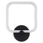 GLOBOSTAR® ELIZA 61343 Μοντέρνο Φωτιστικό Τοίχου - Απλίκα LED 8W 960lm 360° AC 220-240V IP20 Ρυθμιζόμενο Λευκό CCT με On/Off 2700K/4500K/6000K - Lumileds SMD Chip - Μαύρο Ματ - Μ22 x Π5 x Υ28.5cm - 3 Χρόνια Εγγύηση - Image 4