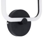 GLOBOSTAR® ELIZA 61343 Μοντέρνο Φωτιστικό Τοίχου - Απλίκα LED 8W 960lm 360° AC 220-240V IP20 Ρυθμιζόμενο Λευκό CCT με On/Off 2700K/4500K/6000K - Lumileds SMD Chip - Μαύρο Ματ - Μ22 x Π5 x Υ28.5cm - 3 Χρόνια Εγγύηση - Image 6