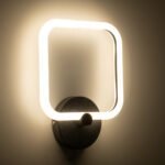 GLOBOSTAR® ELIZA 61343 Μοντέρνο Φωτιστικό Τοίχου - Απλίκα LED 8W 960lm 360° AC 220-240V IP20 Ρυθμιζόμενο Λευκό CCT με On/Off 2700K/4500K/6000K - Lumileds SMD Chip - Μαύρο Ματ - Μ22 x Π5 x Υ28.5cm - 3 Χρόνια Εγγύηση - Image 8