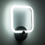 GLOBOSTAR® ELIZA 61343 Μοντέρνο Φωτιστικό Τοίχου - Απλίκα LED 8W 960lm 360° AC 220-240V IP20 Ρυθμιζόμενο Λευκό CCT με On/Off 2700K/4500K/6000K - Lumileds SMD Chip - Μαύρο Ματ - Μ22 x Π5 x Υ28.5cm - 3 Χρόνια Εγγύηση - Image 9