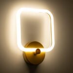 GLOBOSTAR® ELIZA 61344 Μοντέρνο Φωτιστικό Τοίχου - Απλίκα LED 8W 960lm 360° AC 220-240V IP20 Ρυθμιζόμενο Λευκό CCT με On/Off 2700K/4500K/6000K - Lumileds SMD Chip - Χρυσό - Μ22 x Π5 x Υ28.5cm - 3 Χρόνια Εγγύηση - Image 8