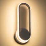 GLOBOSTAR® DALLAS 61346 Μοντέρνο Φωτιστικό Τοίχου - Απλίκα LED 12W 1440lm 360° AC 220-240V IP20 Ρυθμιζόμενο Λευκό CCT με On/Off 2700K/4500K/6000K - Lumileds SMD Chip - Λευκό Ματ - Μ12 x Π6.5 x Υ32cm - 3 Χρόνια Εγγύηση - Image 9