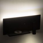 GLOBOSTAR® PALADIN 61351 Μοντέρνο Φωτιστικό Τοίχου - Απλίκα Ξενοδοχείου Reading Light με Φορτιστή USB 3A & Wireless 20W LED 6W 720lm 36° & 360° AC 220-240V IP20 Φυσικό Λευκό 4500K - Bridgelux COB Chip & TÜV SÜD Driver - Μαύρο Ματ - Μ30 x Π11 x Υ12cm - 3 Χρόνια Εγγύηση - Image 12
