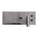 GLOBOSTAR® PALADIN 61355 Μοντέρνο Φωτιστικό Τοίχου - Απλίκα Ξενοδοχείου Reading Light με Φορτιστή USB 3A & Wireless 20W LED 6W 720lm 36° & 360° AC 220-240V IP20 Φυσικό Λευκό 4500K - Bridgelux COB Chip & TÜV SÜD Driver - Νίκελ Βούρτσας - Μ30 x Π11 x Υ12cm - 3 Χρόνια Εγγύηση - Image 4