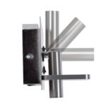 GLOBOSTAR® PALADIN 61355 Μοντέρνο Φωτιστικό Τοίχου - Απλίκα Ξενοδοχείου Reading Light με Φορτιστή USB 3A & Wireless 20W LED 6W 720lm 36° & 360° AC 220-240V IP20 Φυσικό Λευκό 4500K - Bridgelux COB Chip & TÜV SÜD Driver - Νίκελ Βούρτσας - Μ30 x Π11 x Υ12cm - 3 Χρόνια Εγγύηση - Image 5