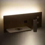 GLOBOSTAR® PALADIN 61359 Μοντέρνο Φωτιστικό Τοίχου - Απλίκα Ξενοδοχείου Reading Light με Φορτιστή USB 3A & Wireless 20W LED 6W 720lm 36° & 360° AC 220-240V IP20 Φυσικό Λευκό 4500K - Bridgelux COB Chip & TÜV SÜD Driver - Μπεζ & Λευκό - Μ30 x Π11 x Υ12cm - 3 Χρόνια Εγγύηση - Image 12