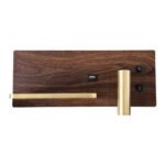 GLOBOSTAR® PALADIN 61361 Μοντέρνο Φωτιστικό Τοίχου - Απλίκα Ξενοδοχείου Reading Light με Φορτιστή USB 3A & Wireless 20W LED 6W 720lm 36° & 360° AC 220-240V IP20 Φυσικό Λευκό 4500K - Bridgelux COB Chip & TÜV SÜD Driver - Καφέ & Χρυσό Βούρτσας - Μ30 x Π11 x Υ12cm - 3 Χρόνια Εγγύηση - Image 4