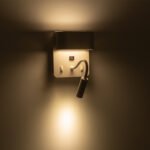 GLOBOSTAR® IBIS 61368 Μοντέρνο Φωτιστικό Τοίχου - Απλίκα Ξενοδοχείου Reading Light με Φορτιστή USB 3A LED 10W 1100lm 36° & 360° AC 220-240V IP20 Φυσικό Λευκό 4500K - Bridgelux COB Chip & TÜV SÜD Driver - Λευκό Ματ - Μ10 x Π6.1 x Υ18cm - 3 Χρόνια Εγγύηση - Image 11