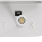 GLOBOSTAR® IBIS 61368 Μοντέρνο Φωτιστικό Τοίχου - Απλίκα Ξενοδοχείου Reading Light με Φορτιστή USB 3A LED 10W 1100lm 36° & 360° AC 220-240V IP20 Φυσικό Λευκό 4500K - Bridgelux COB Chip & TÜV SÜD Driver - Λευκό Ματ - Μ10 x Π6.1 x Υ18cm - 3 Χρόνια Εγγύηση - Image 10