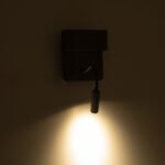 GLOBOSTAR® IBIS 61369 Μοντέρνο Φωτιστικό Τοίχου - Απλίκα Ξενοδοχείου Reading Light με Φορτιστή USB 3A LED 10W 1100lm 36° & 360° AC 220-240V IP20 Φυσικό Λευκό 4500K - Bridgelux COB Chip & TÜV SÜD Driver - Γκρι Ανθρακί Ματ - Μ10 x Π6.1 x Υ18cm - 3 Χρόνια Εγγύηση - Image 13