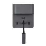 GLOBOSTAR® IBIS 61369 Μοντέρνο Φωτιστικό Τοίχου - Απλίκα Ξενοδοχείου Reading Light με Φορτιστή USB 3A LED 10W 1100lm 36° & 360° AC 220-240V IP20 Φυσικό Λευκό 4500K - Bridgelux COB Chip & TÜV SÜD Driver - Γκρι Ανθρακί Ματ - Μ10 x Π6.1 x Υ18cm - 3 Χρόνια Εγγύηση - Image 4