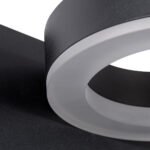 GLOBOSTAR® CROWN 61370 Μοντέρνο Φωτιστικό Τοίχου - Απλίκα Ξενοδοχείου Reading Light με Φορτιστή USB 3A LED 5W 550lm 120° AC 220-240V IP20 Φυσικό Λευκό 4500K - Bridgelux COB Chip & TÜV SÜD Driver - Μαύρο Ματ - Μ15 x Π15 x Υ23cm - 3 Χρόνια Εγγύηση - Image 8