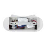 GLOBOSTAR® REGENCY 61377 Μοντέρνο Φωτιστικό Τοίχου - Απλίκα Ξενοδοχείου Reading Light με Φορτιστή USB 3A LED 16W 1840lm 120° AC 220-240V IP20 Φυσικό Λευκό 4500K - Bridgelux SMD Chip & TÜV SÜD Driver - Λευκό Ματ - Μ16.5 x Π12 x Υ10cm - 3 Χρόνια Εγγύηση - Image 6