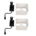 GLOBOSTAR® ROULETTE-S 61382 Μοντέρνο Φωτιστικό Τοίχου - Απλίκα Ξενοδοχείου Reading Light με Φορτιστή USB 3A & Ντουί 1 x E27 LED 3W 360lm 36° & 360° AC 220-240V IP20 Φυσικό Λευκό 4500K - Bridgelux COB Chip & TÜV SÜD Driver - Μαύρο & Μπεζ - Μ17 x Π20 x Υ37cm - Σετ 2 Τεμαχίων - 3 Χρόνια Εγγύηση - Image 11