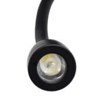 GLOBOSTAR® ROULETTE-S 61382 Μοντέρνο Φωτιστικό Τοίχου - Απλίκα Ξενοδοχείου Reading Light με Φορτιστή USB 3A & Ντουί 1 x E27 LED 3W 360lm 36° & 360° AC 220-240V IP20 Φυσικό Λευκό 4500K - Bridgelux COB Chip & TÜV SÜD Driver - Μαύρο & Μπεζ - Μ17 x Π20 x Υ37cm - Σετ 2 Τεμαχίων - 3 Χρόνια Εγγύηση - Image 8