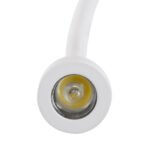 GLOBOSTAR® ROULETTE-S 61383 Μοντέρνο Φωτιστικό Τοίχου - Απλίκα Ξενοδοχείου Reading Light με Φορτιστή USB 3A & Ντουί 1 x E27 LED 3W 360lm 36° & 360° AC 220-240V IP20 Φυσικό Λευκό 4500K - Bridgelux COB Chip & TÜV SÜD Driver - Λευκό & Μπεζ - Μ17 x Π20 x Υ37cm - Σετ 2 Τεμαχίων - 3 Χρόνια Εγγύηση - Image 8