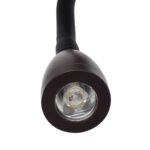 GLOBOSTAR® ROULETTE-S 61384 Μοντέρνο Φωτιστικό Τοίχου - Απλίκα Ξενοδοχείου Reading Light με Φορτιστή USB 3A & Ντουί 1 x E27 LED 3W 360lm 36° & 360° AC 220-240V IP20 Φυσικό Λευκό 4500K - Bridgelux COB Chip & TÜV SÜD Driver - Καφέ & Μπεζ - Μ17 x Π20 x Υ37cm - Σετ 2 Τεμαχίων - 3 Χρόνια Εγγύηση - Image 8