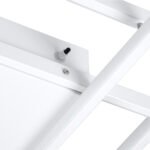 GLOBOSTAR® QUADRA 61386 Μοντέρνο Φωτιστικό Οροφής LED 100W 12000lm 120° AC 220-240V IP20 Ρυθμιζόμενο Λευκό CCT με Χειριστήριο από 2700K έως 6000K Dimmable - Lumileds SMD Chip - Λευκό Ματ - Μ85 x Π45 x Υ9cm - 3 Χρόνια Εγγύηση - Image 7