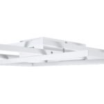 GLOBOSTAR® QUADRA 61386 Μοντέρνο Φωτιστικό Οροφής LED 100W 12000lm 120° AC 220-240V IP20 Ρυθμιζόμενο Λευκό CCT με Χειριστήριο από 2700K έως 6000K Dimmable - Lumileds SMD Chip - Λευκό Ματ - Μ85 x Π45 x Υ9cm - 3 Χρόνια Εγγύηση - Image 8
