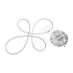 GLOBOSTAR® BUTTERFLY 61392 Μοντέρνο Κρεμαστό Φωτιστικό Οροφής LED 75W 8400lm 300° AC 220-240V IP20 Ρυθμιζόμενο Λευκό CCT με Χειριστήριο από 2700K έως 6000K Dimmable - Lumileds SMD Chip - Λευκό Ματ - Μ70 x Π55 x Υ4cm - 3 Χρόνια Εγγύηση - Image 10