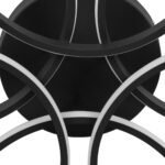 GLOBOSTAR® MARGARET 61400 Μοντέρνο Φωτιστικό Οροφής LED 54W 6210lm 360° AC 220-240V IP20 Ρυθμιζόμενο Λευκό CCT με Χειριστήριο από 2700K έως 6000K Dimmable - Lumileds SMD Chip - Μαύρο Ματ - Μ57 x Π57 x Υ12cm - 3 Χρόνια Εγγύηση - Image 6