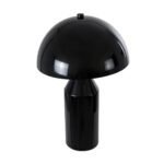 GLOBOSTAR® URANUS-S 61449 Μοντέρνο Επιτραπέζιο Φωτιστικό Πορτατίφ με Ντουί 2 x E27 AC 220-240V IP20 - Μαύρο - Μ25 x Π25 x Υ39cm - Image 5