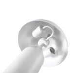 GLOBOSTAR® URANUS-S 61450 Μοντέρνο Επιτραπέζιο Φωτιστικό Πορτατίφ με Ντουί 2 x E27 AC 220-240V IP20 - Λευκό - Μ25 x Π25 x Υ39cm - Image 8