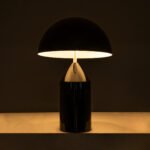 GLOBOSTAR® URANUS-M 61453 Μοντέρνο Επιτραπέζιο Φωτιστικό Πορτατίφ με Ντουί 2 x E27 AC 220-240V IP20 - Μαύρο - Μ35 x Π35 x Υ54cm - Image 10