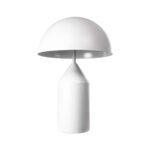 GLOBOSTAR® URANUS-M 61454 Μοντέρνο Επιτραπέζιο Φωτιστικό Πορτατίφ με Ντουί 2 x E27 AC 220-240V IP20 - Λευκό - Μ35 x Π35 x Υ54cm - Image 3