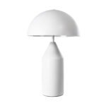 GLOBOSTAR® URANUS-M 61454 Μοντέρνο Επιτραπέζιο Φωτιστικό Πορτατίφ με Ντουί 2 x E27 AC 220-240V IP20 - Λευκό - Μ35 x Π35 x Υ54cm - Image 4