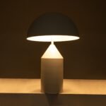 GLOBOSTAR® URANUS-M 61454 Μοντέρνο Επιτραπέζιο Φωτιστικό Πορτατίφ με Ντουί 2 x E27 AC 220-240V IP20 - Λευκό - Μ35 x Π35 x Υ54cm - Image 10