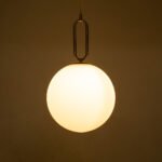 GLOBOSTAR® BELLISSIMO 61487 Μοντέρνο Κρεμαστό Φωτιστικό Οροφής με Ντουί 1 x E27 AC 220-240V IP20 - Λευκό & Χρυσό Πλατίνα - Μ30 x Π30 x Υ52cm - Image 9