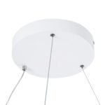 GLOBOSTAR® DIAMOND 61518 Μοντέρνο Κρεμαστό Φωτιστικό Οροφής LED 75W 8400lm 360° AC 220-240V IP20 Ρυθμιζόμενο Λευκό CCT με Χειριστήριο από 2700K έως 6000K Dimmable - Lumileds SMD Chip - Λευκό Ματ - Μ100 x Π100 x Υ90cm - 3 Χρόνια Εγγύηση - Image 7