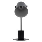 GLOBOSTAR® PENCASE 61563 Μοντέρνο Επιτραπέζιο Φωτιστικό Πορτατίφ με Ντουί 1 x E27 AC 220-240V IP20 - Μαύρο - Μ12 x Π15 x Υ38cm - Image 3