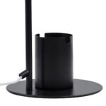 GLOBOSTAR® PENCASE 61563 Μοντέρνο Επιτραπέζιο Φωτιστικό Πορτατίφ με Ντουί 1 x E27 AC 220-240V IP20 - Μαύρο - Μ12 x Π15 x Υ38cm - Image 6