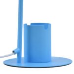 GLOBOSTAR® PENCASE 61568 Μοντέρνο Επιτραπέζιο Φωτιστικό Πορτατίφ με Ντουί 1 x E27 AC 220-240V IP20 - Μπλε - Μ12 x Π15 x Υ38cm - Image 6