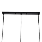 GLOBOSTAR® EIFFEL 61569 Vintage Κρεμαστό Φωτιστικό Οροφής με Ντουί 3 x E27 AC 220-240V IP20 - Μαύρο & Λευκό - Μ68 x Π25 x Υ130cm - Image 10