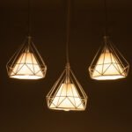 GLOBOSTAR® EIFFEL 61570 Vintage Κρεμαστό Φωτιστικό Οροφής με Ντουί 3 x E27 AC 220-240V IP20 - Λευκό - Μ68 x Π25 x Υ130cm - Image 3