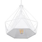 GLOBOSTAR® EIFFEL 61570 Vintage Κρεμαστό Φωτιστικό Οροφής με Ντουί 3 x E27 AC 220-240V IP20 - Λευκό - Μ68 x Π25 x Υ130cm - Image 9