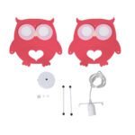 GLOBOSTAR® OWL 61576 Παιδικό Κρεμαστό Φωτιστικό Οροφής με Ντουί 1 x E27 AC 220-240V IP20 - Πολύχρωμο - Μ29.5 x Π15.5 x Υ30.5cm - Image 12