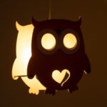 GLOBOSTAR® OWL 61576 Παιδικό Κρεμαστό Φωτιστικό Οροφής με Ντουί 1 x E27 AC 220-240V IP20 - Πολύχρωμο - Μ29.5 x Π15.5 x Υ30.5cm - Image 3