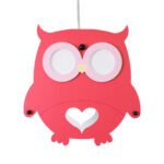 GLOBOSTAR® OWL 61576 Παιδικό Κρεμαστό Φωτιστικό Οροφής με Ντουί 1 x E27 AC 220-240V IP20 - Πολύχρωμο - Μ29.5 x Π15.5 x Υ30.5cm - Image 5