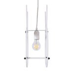 GLOBOSTAR® BUNNY 61577 Παιδικό Κρεμαστό Φωτιστικό Οροφής με Ντουί 1 x E27 AC 220-240V IP20 - Ροζ & Λευκό - Μ27.2 x Π15.5 x Υ40cm - Image 8