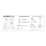 GLOBOSTAR® ELEPHANT 61578 Παιδικό Κρεμαστό Φωτιστικό Οροφής με Ντουί 1 x E27 AC 220-240V IP20 - Πολύχρωμο - Μ37.7 x Π15.5 x Υ31.5cm - Image 13
