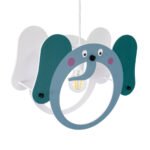 GLOBOSTAR® ELEPHANT 61578 Παιδικό Κρεμαστό Φωτιστικό Οροφής με Ντουί 1 x E27 AC 220-240V IP20 - Πολύχρωμο - Μ37.7 x Π15.5 x Υ31.5cm - Image 7