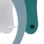 GLOBOSTAR® ELEPHANT 61578 Παιδικό Κρεμαστό Φωτιστικό Οροφής με Ντουί 1 x E27 AC 220-240V IP20 - Πολύχρωμο - Μ37.7 x Π15.5 x Υ31.5cm - Image 10