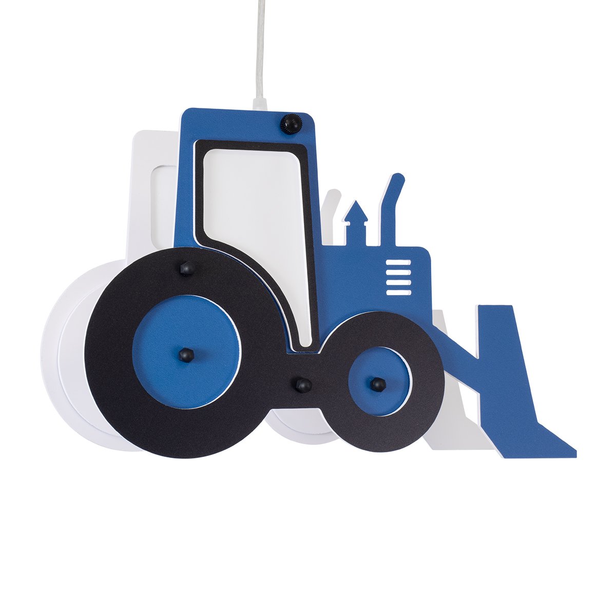 61580_0 GLOBOSTAR® TRACTOR 61580 Παιδικό Κρεμαστό Φωτιστικό Οροφής με Ντουί 1 x E27 AC 220-240V IP20 - Πολύχρωμο - Μ40 x Π15.5 x Υ26.5cm - Image 1