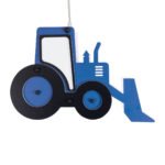 GLOBOSTAR® TRACTOR 61580 Παιδικό Κρεμαστό Φωτιστικό Οροφής με Ντουί 1 x E27 AC 220-240V IP20 - Πολύχρωμο - Μ40 x Π15.5 x Υ26.5cm - Image 5